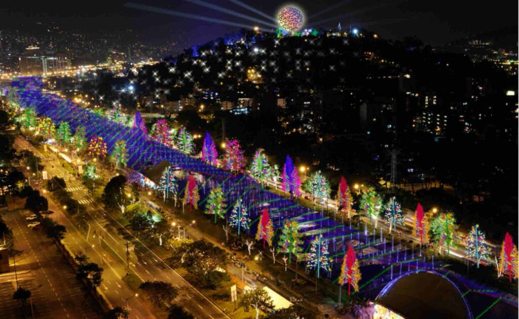 Christmas Lights in Medellin